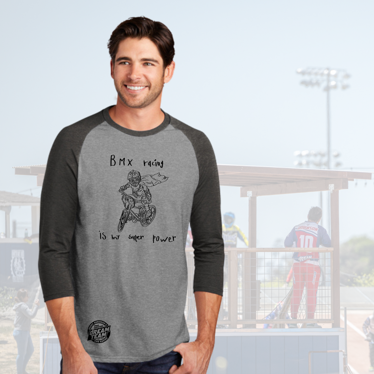 BMX Is My Superpower Raglan
