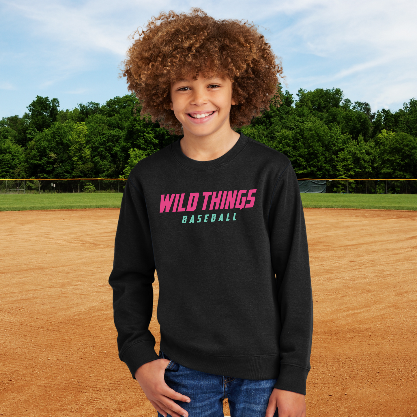 Wild Things Youth Crewneck Pullover