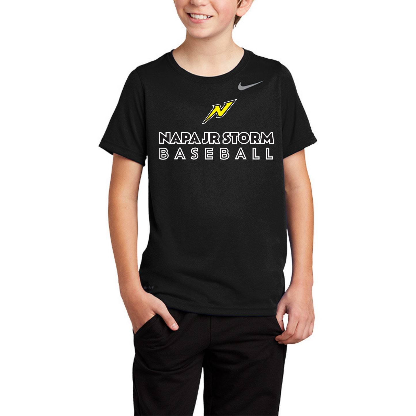 Youth Jr Storm Baseball Nike Athletic Tee