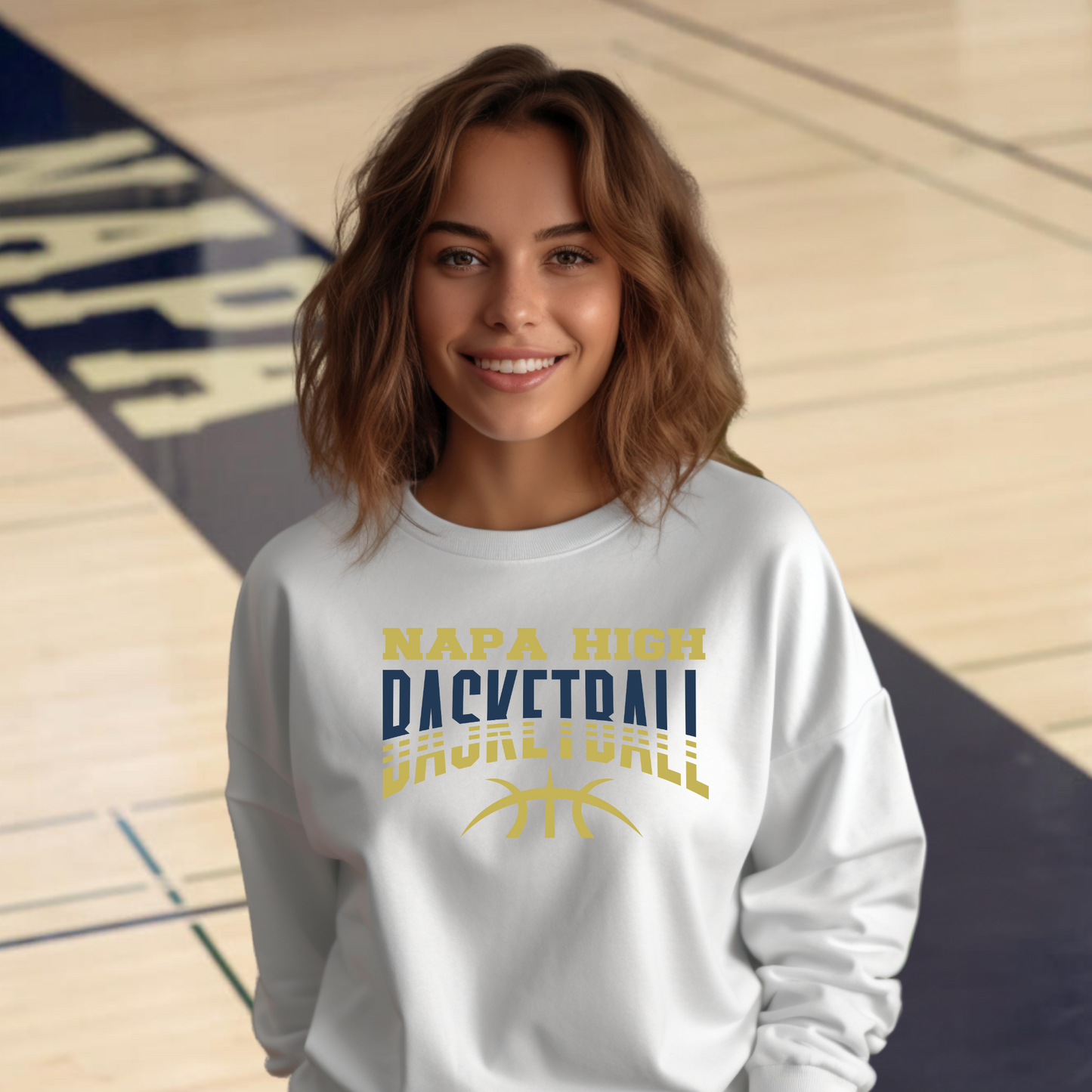 Napa High Basketball Crewneck Pullover