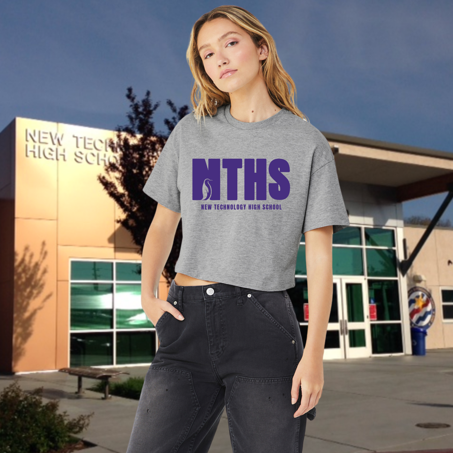 NTHS Crop Tee
