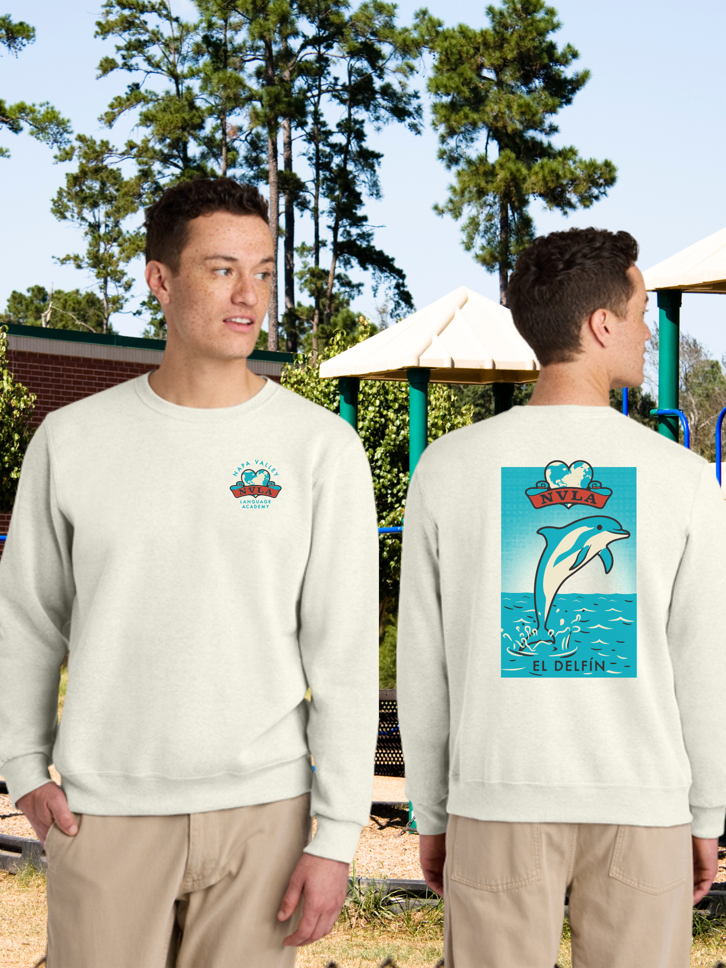 NVLA "El Delfin" Crewneck Pullover