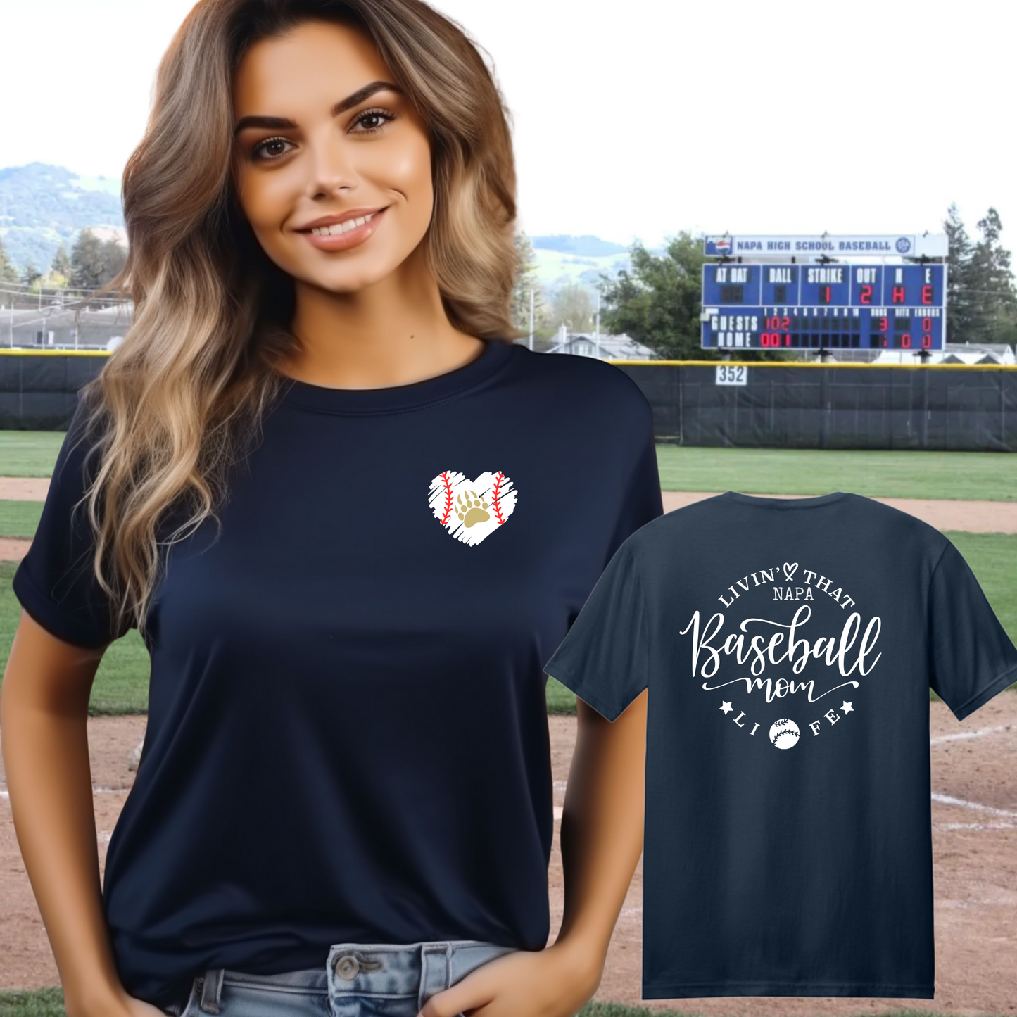 Baseball Mom Tee