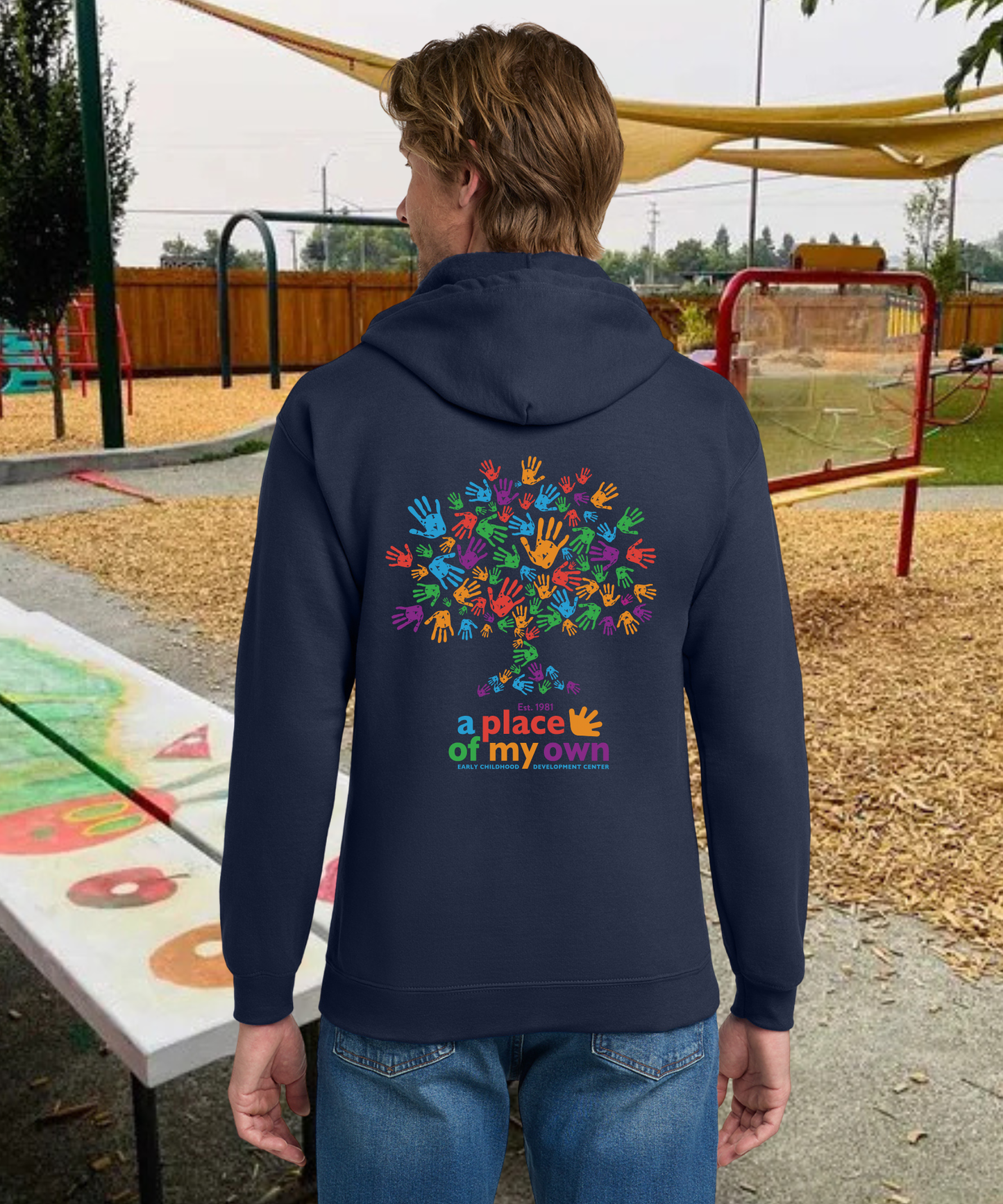 A Place of My Own Unisex Zip Up Hoodie (Back Only)