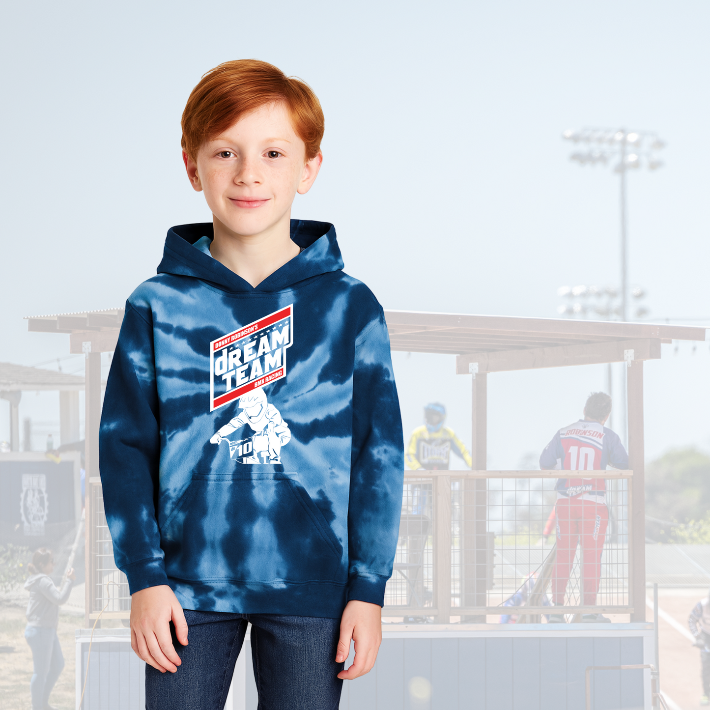 dREAM TEAM Logo Tie Dye Hoodie - Youth