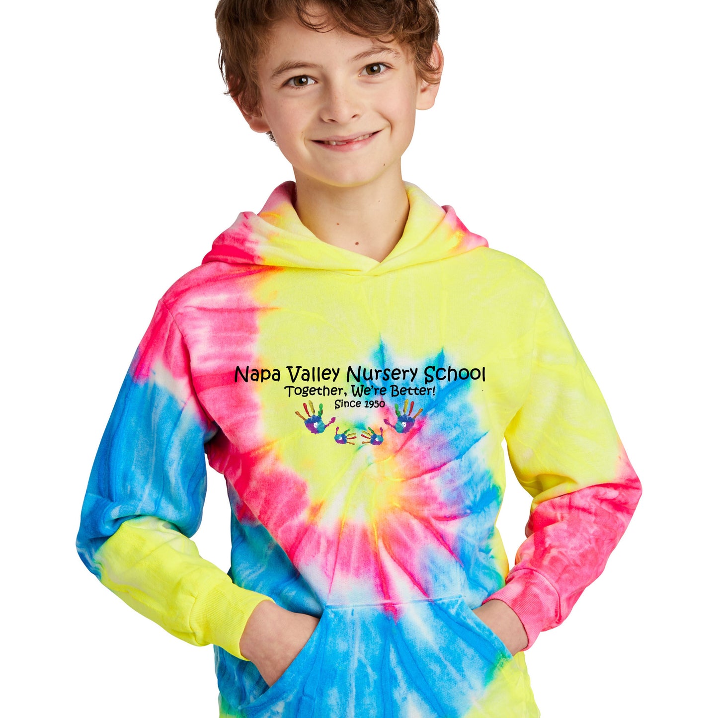 NVNS Tie Dye Youth Hoodie