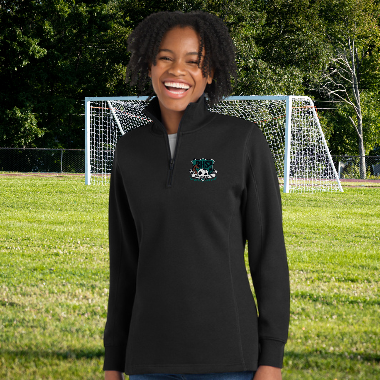 Rodriguez Ladies Soccer 1/4 Zip Pullover
