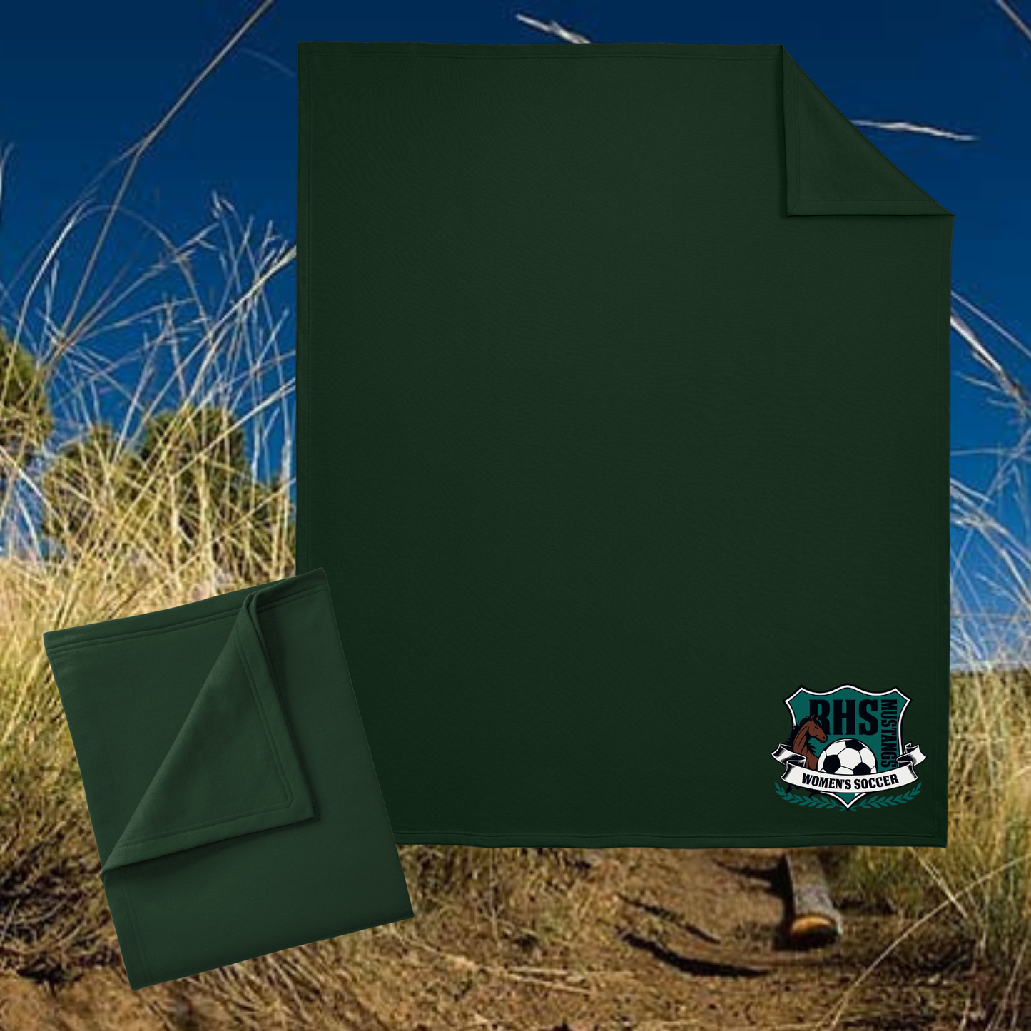 Rodriguez Ladies Soccer Sweatshirt Fleece Blanket