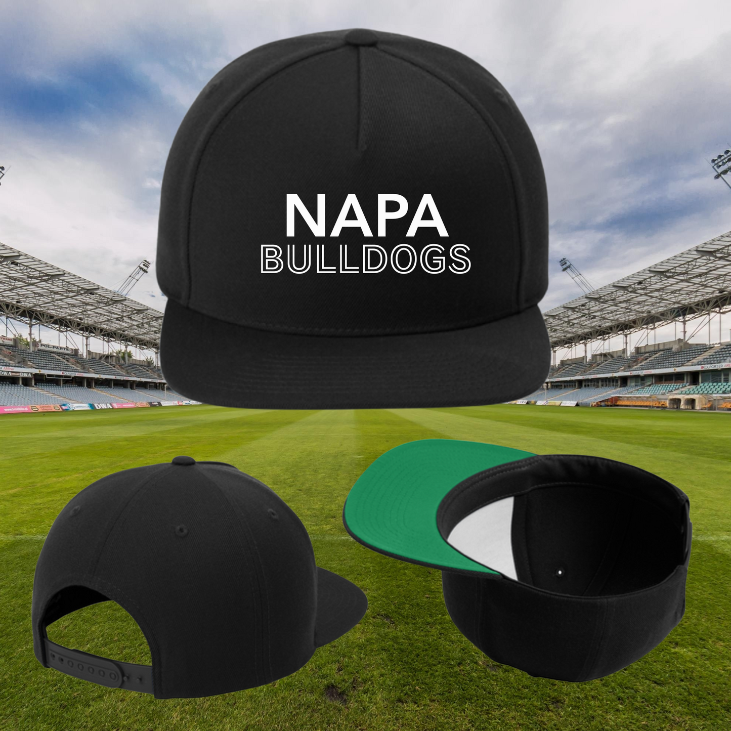 Bulldogs Flat Bill Snapback - YP Classics