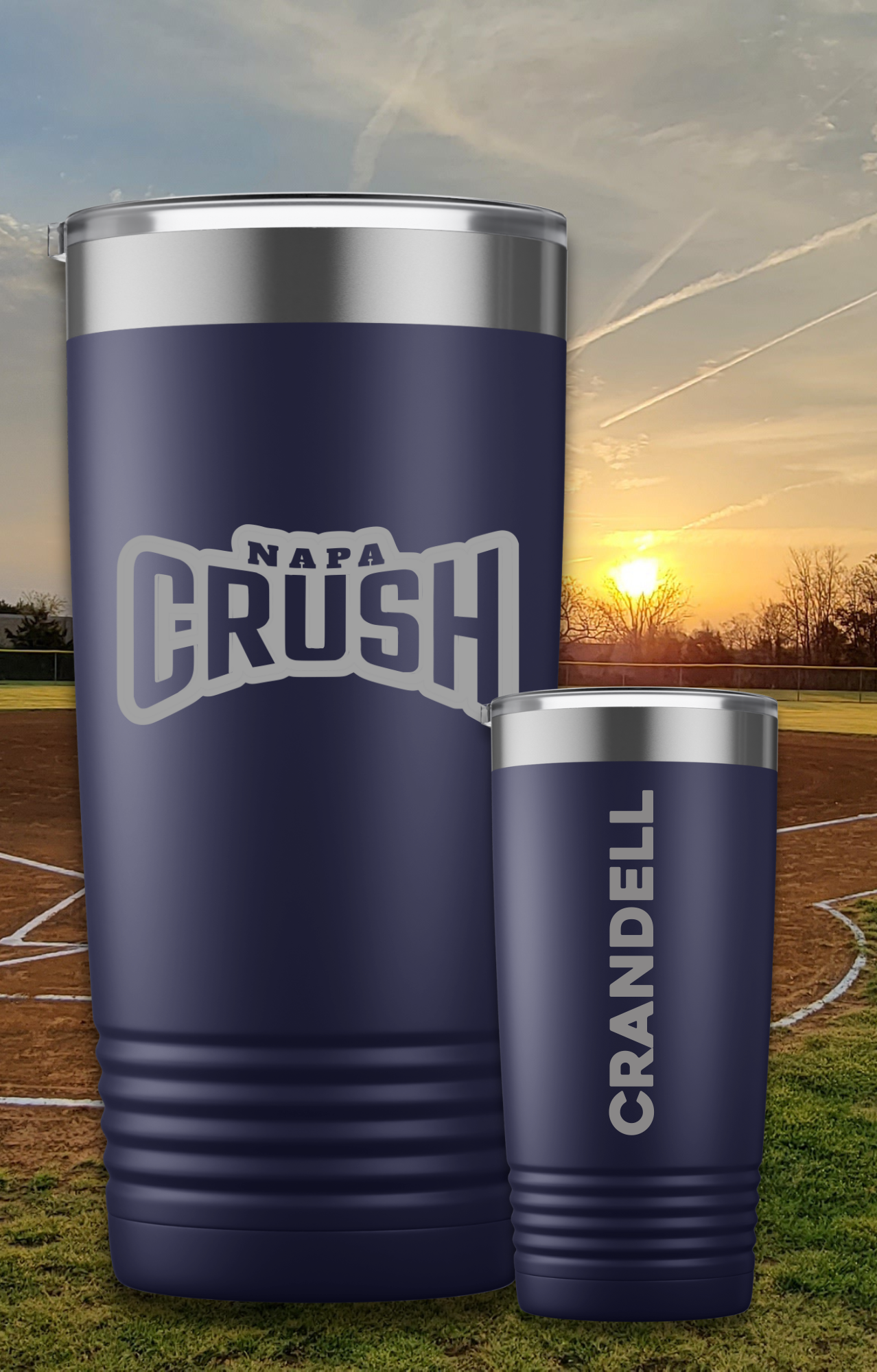 Napa Crush 20 Oz. Insulated Tumbler Laser Engraved