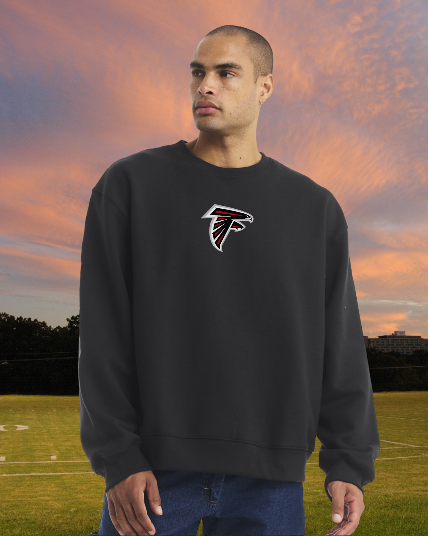 Fairfield Falcons "F" Crewneck Pullover