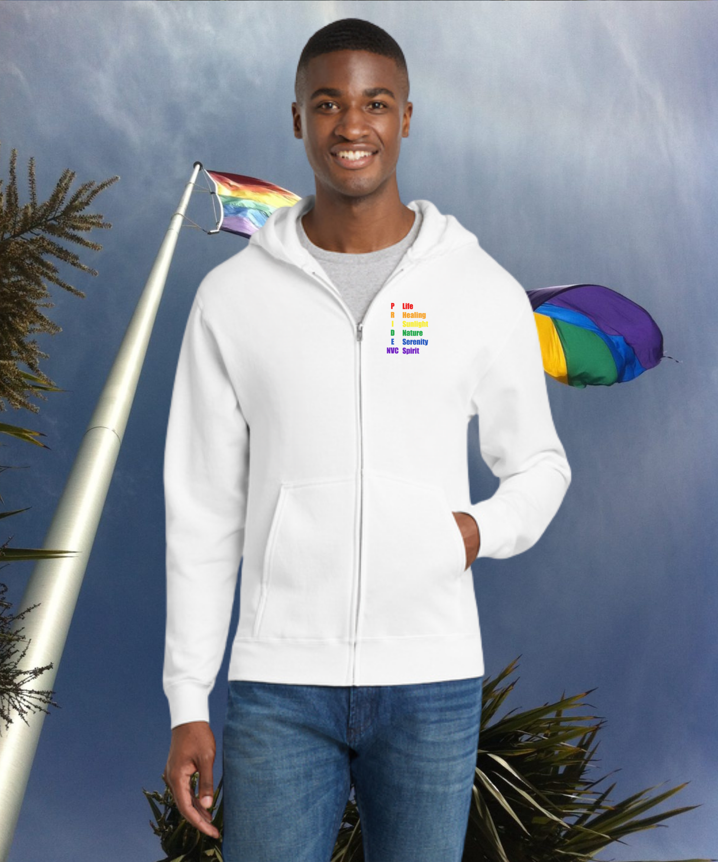 PLC PRIDE Zip Up Hoodie