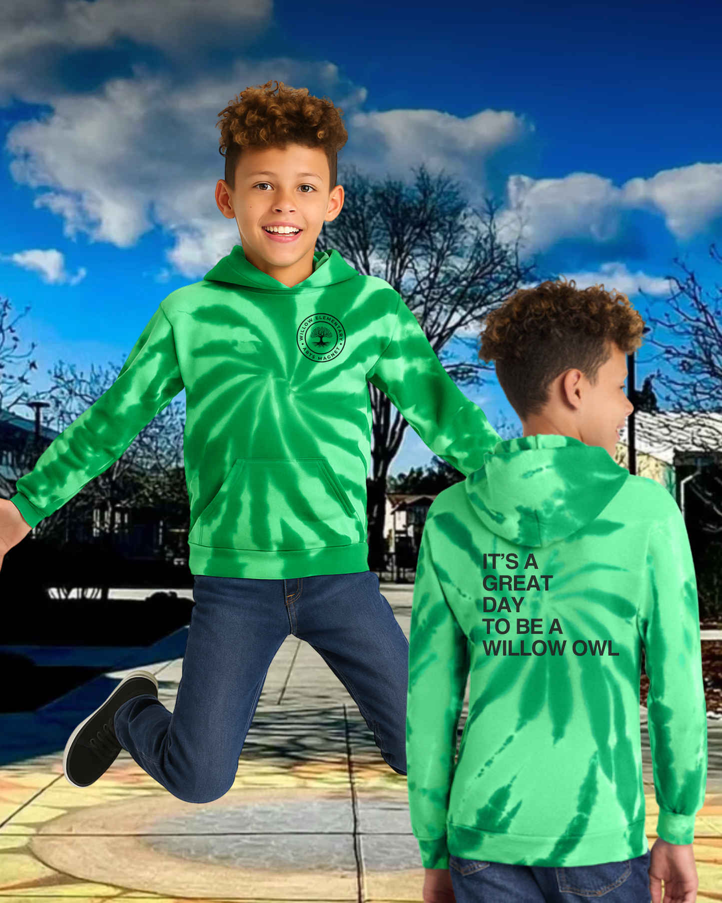 Willow Youth Tie Dye Hoodie