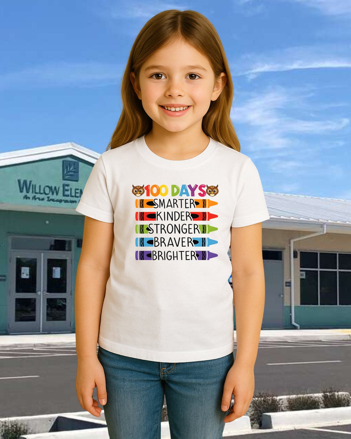 100 Days of School Youth Tees