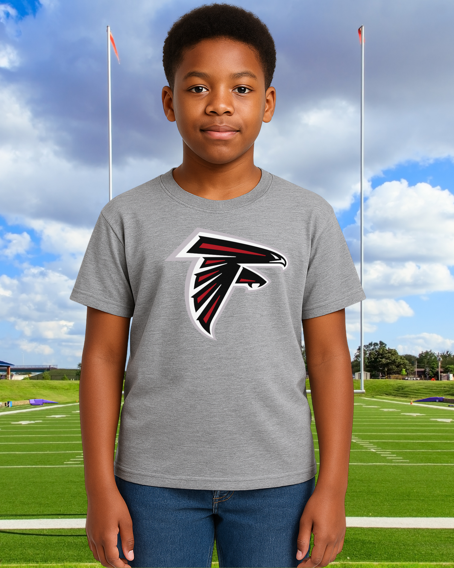 Fairfield Falcons "F" Youth Tee