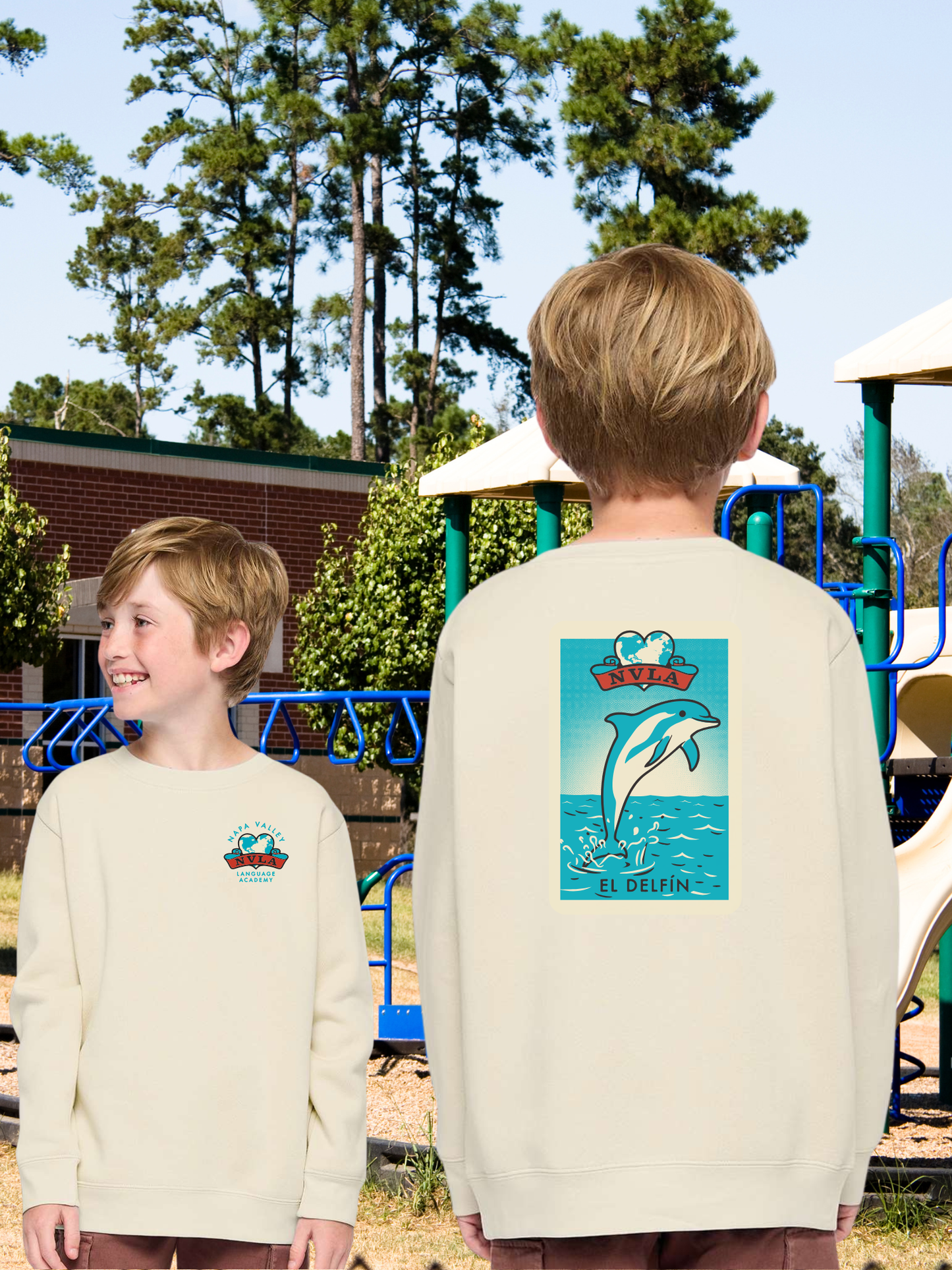 NVLA "El Delfin" Youth Crewneck