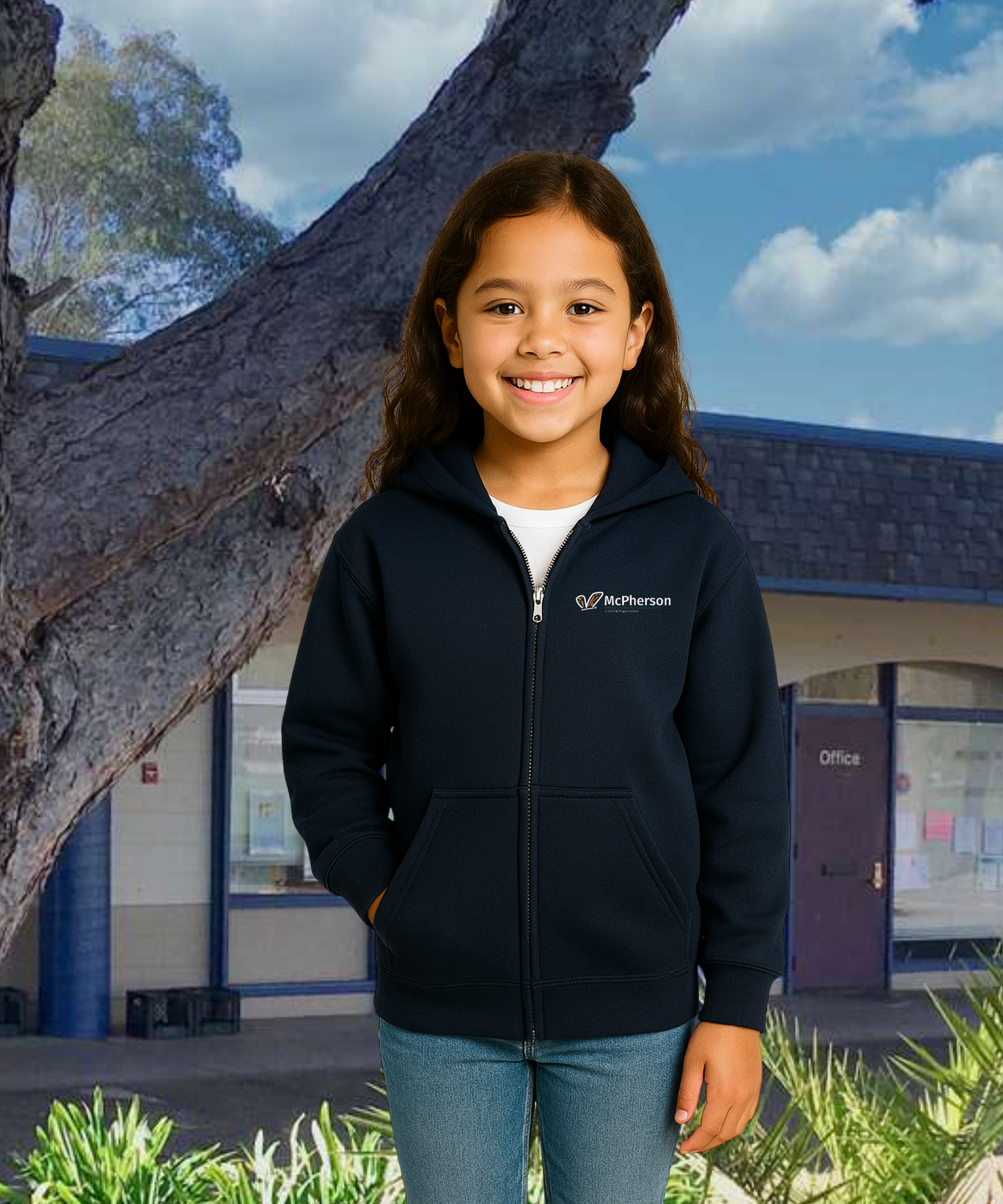 McPherson Youth Zip Up Hoodies