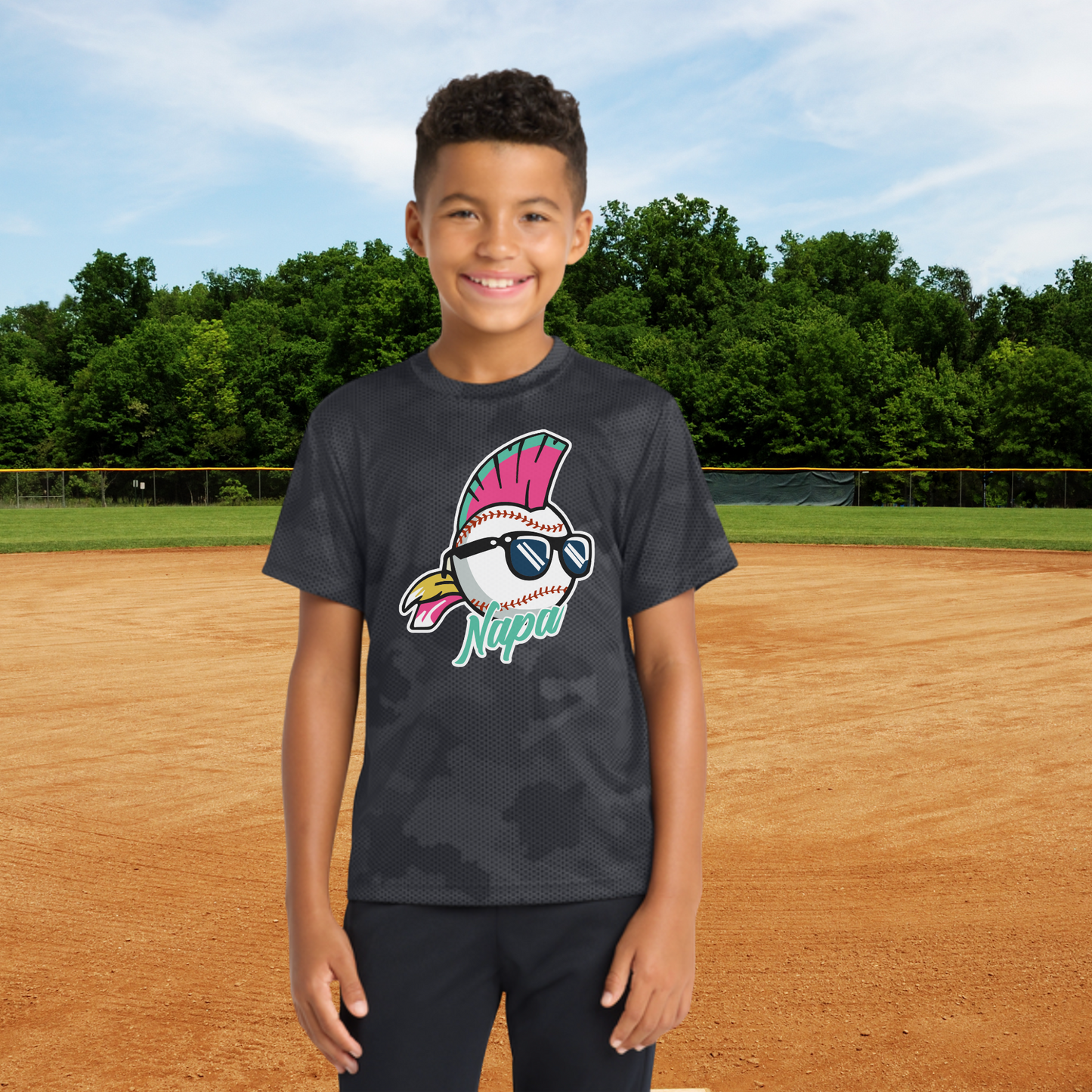 Wild Things Youth Camo Hex Tee