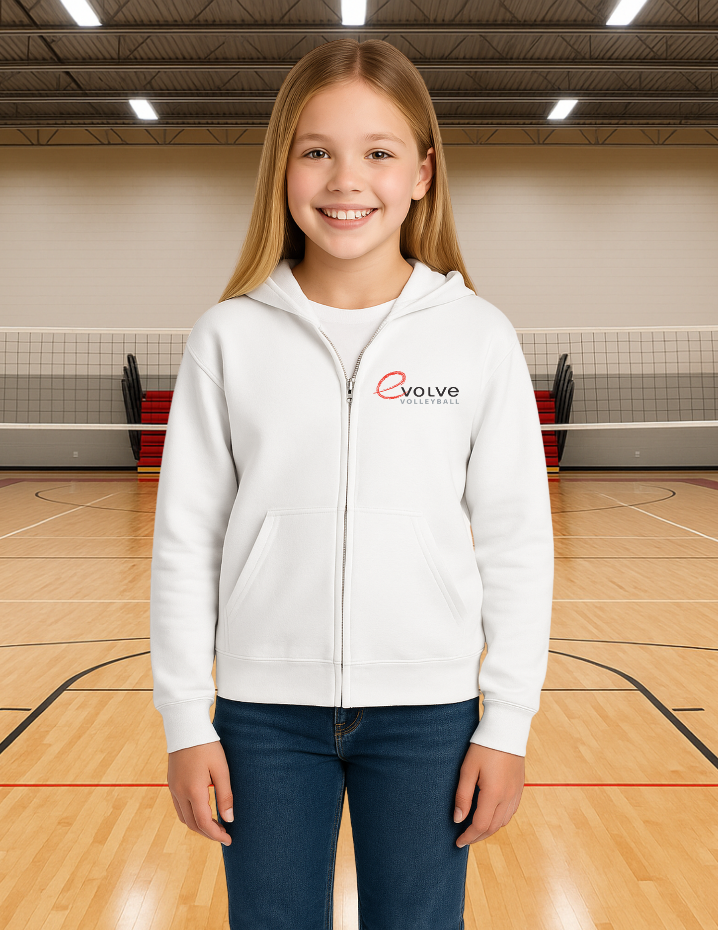 eVolve Youth Zip Up Hoodies