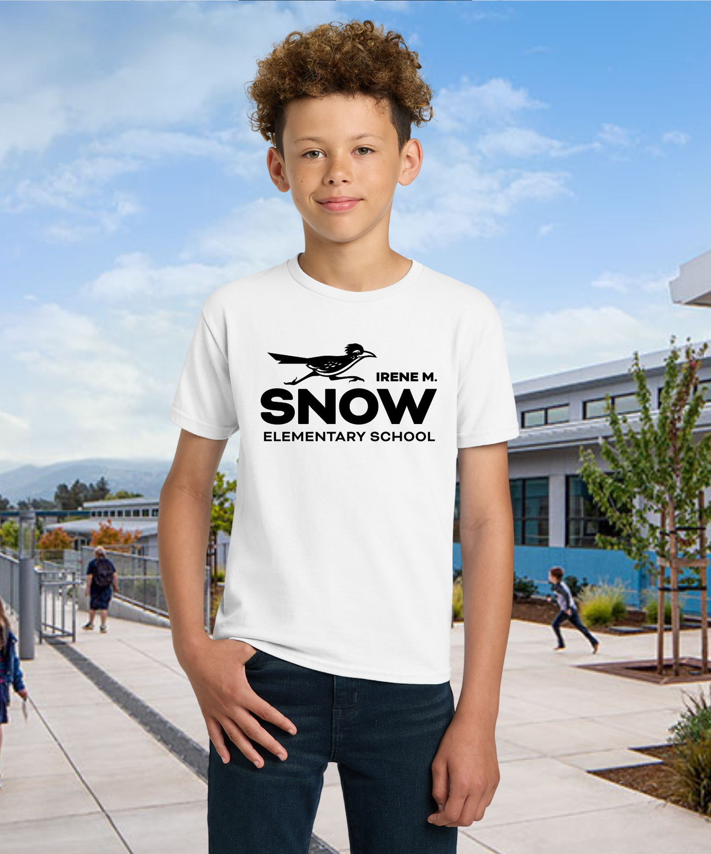 Snow Single Color Youth Tee
