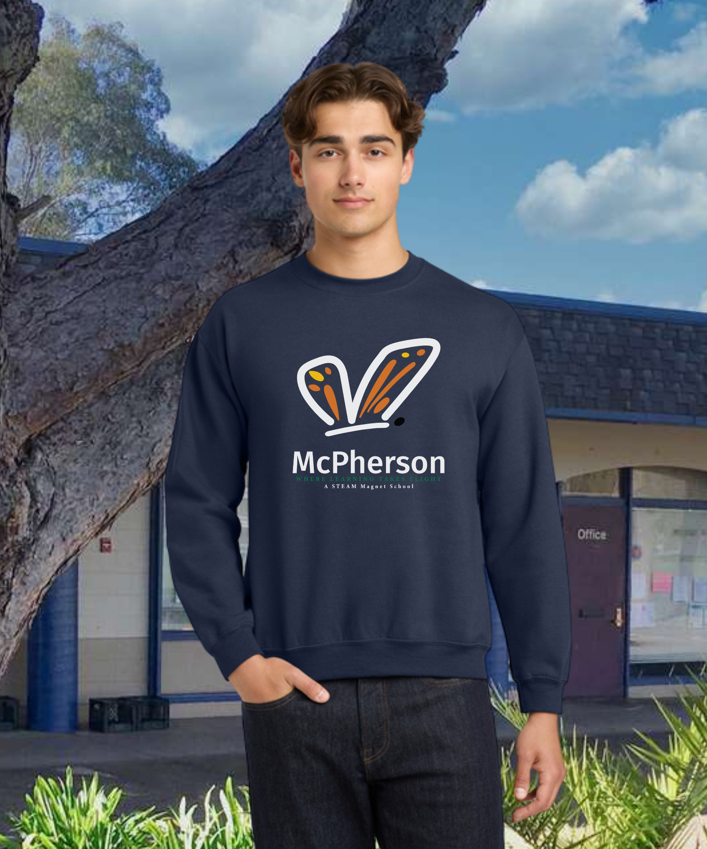 McPherson Color Monarch Crewneck Pullover