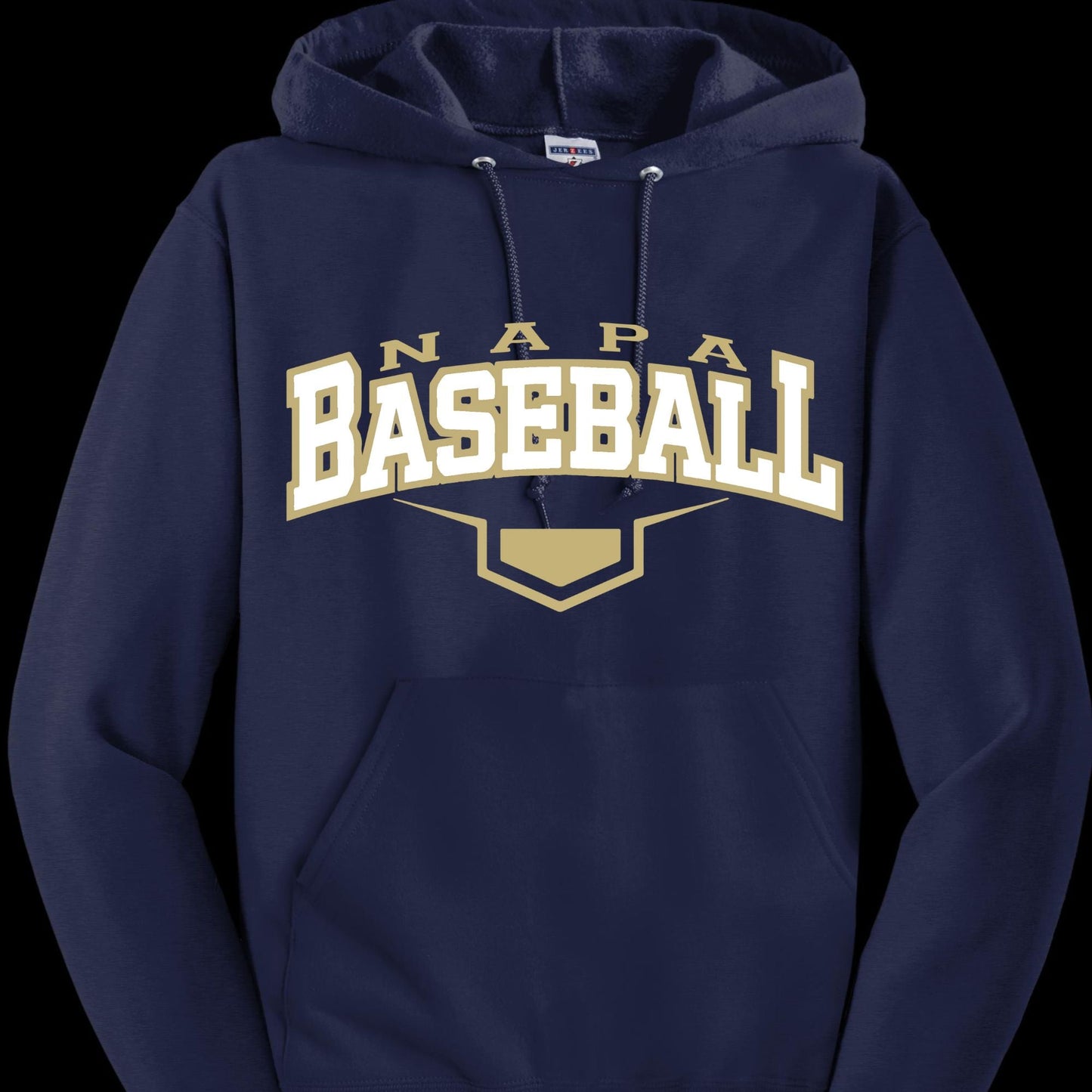 Youth Unisex Navy Napa Baseball Hoodie