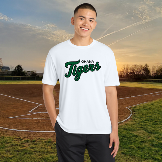 Ohana Tigers Script Unisex Athletic Style Tee