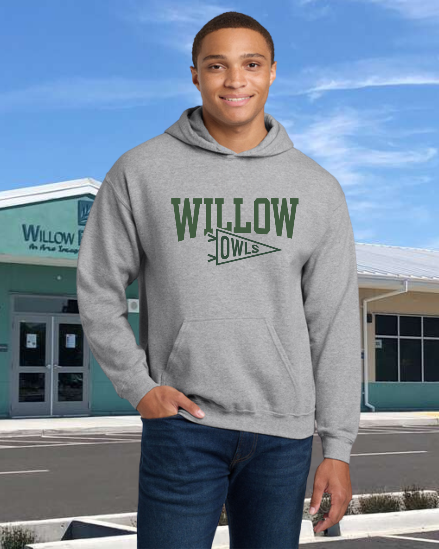 Willow Pennant Hoodie