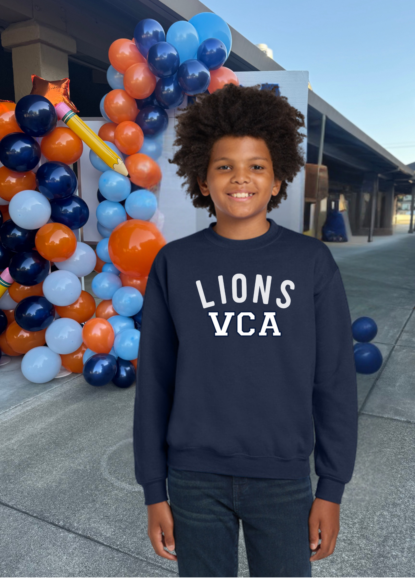 Youth Lions VCA Crewneck