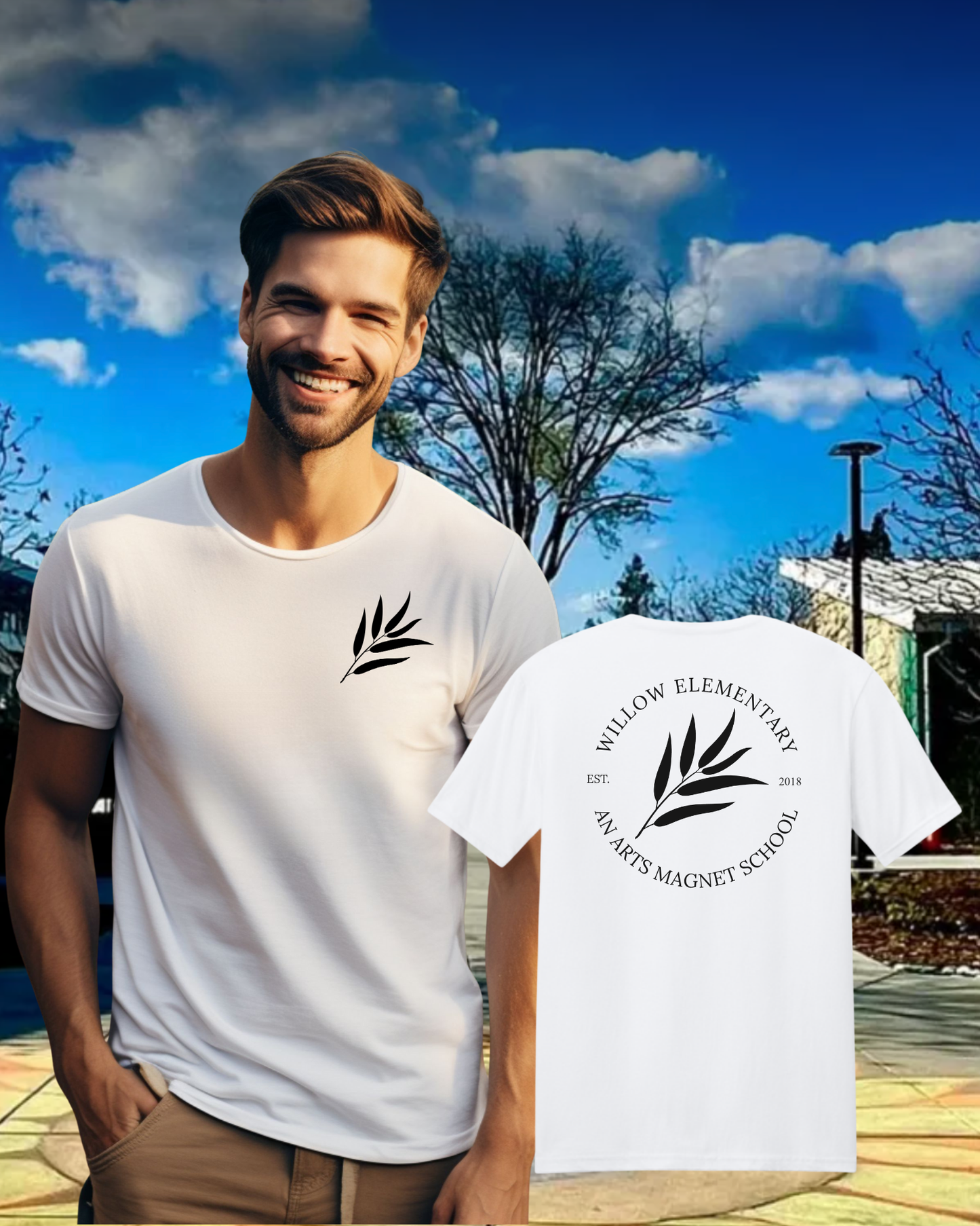 Willow Arts Magnet F&B Est. 2018 Tee