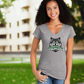 Nelda Mundy Ladies V-Neck Tee (Full Front Print)