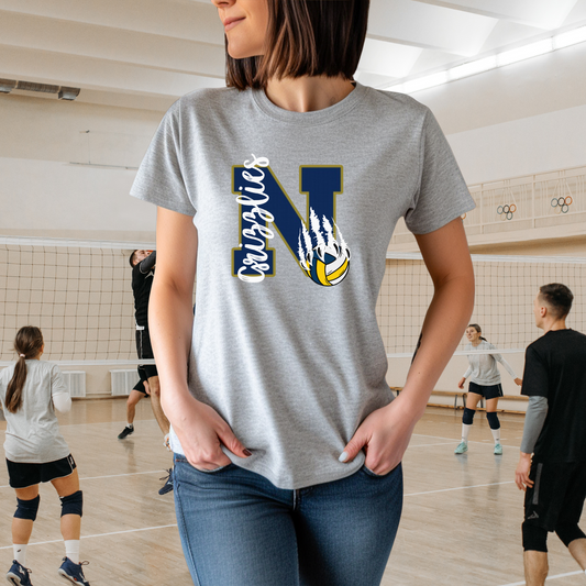 Grizzlies Volleyball Ladies Tee