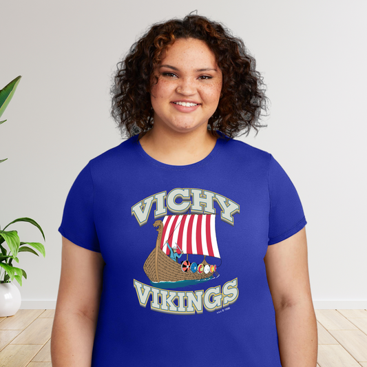 Ladies Vikings Throwback Cotton Tee