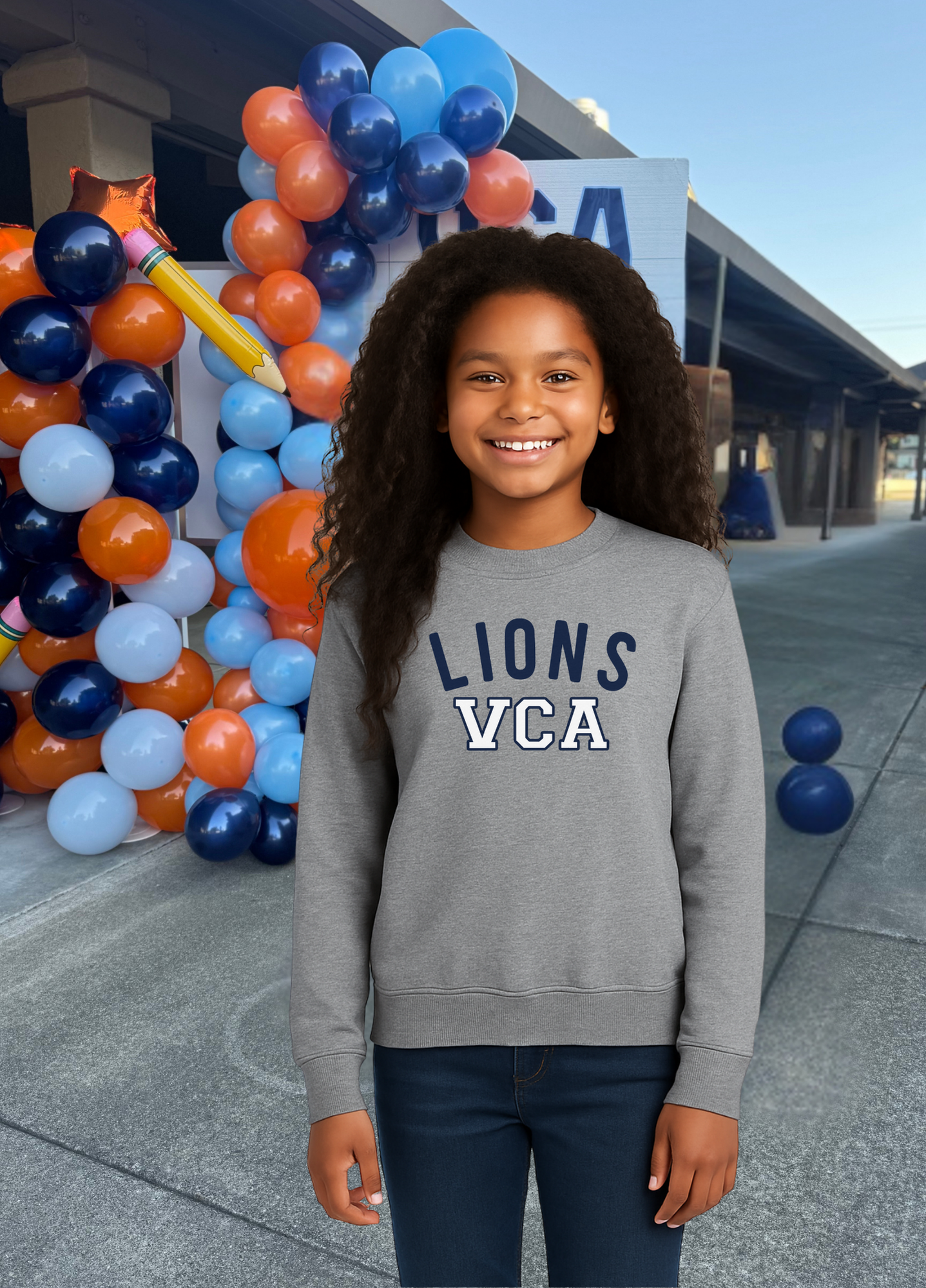 Youth Lions VCA Crewneck