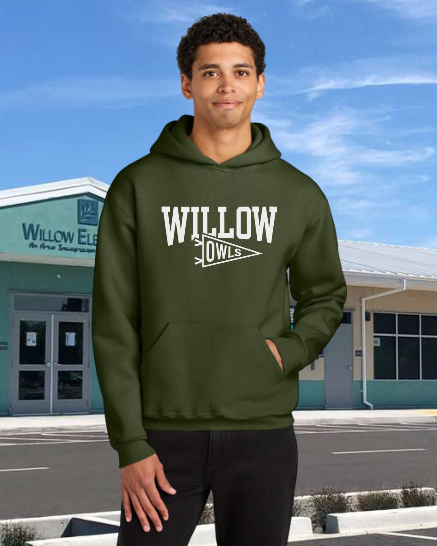 Willow Pennant Hoodie