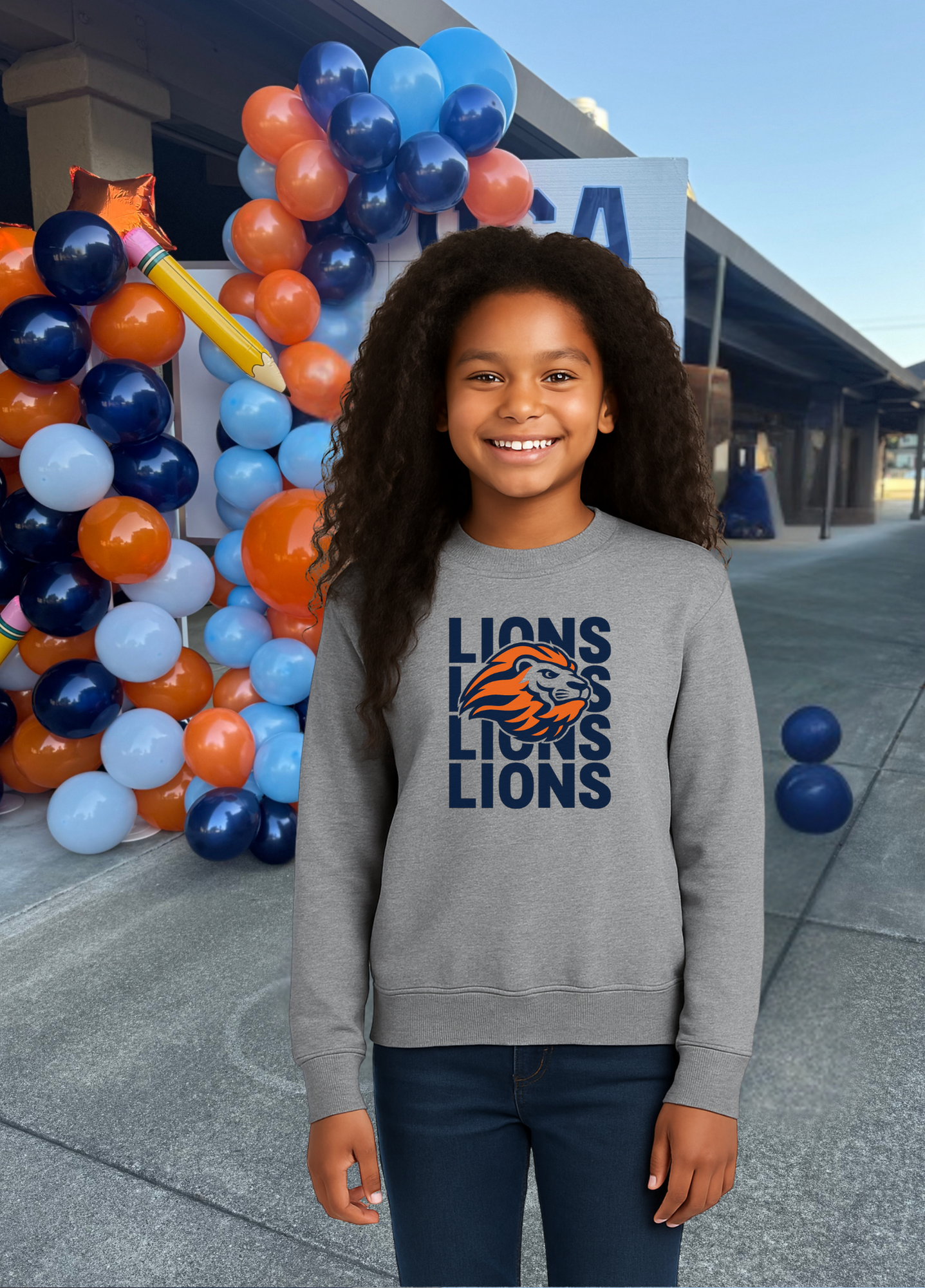 Youth Lions Crewneck