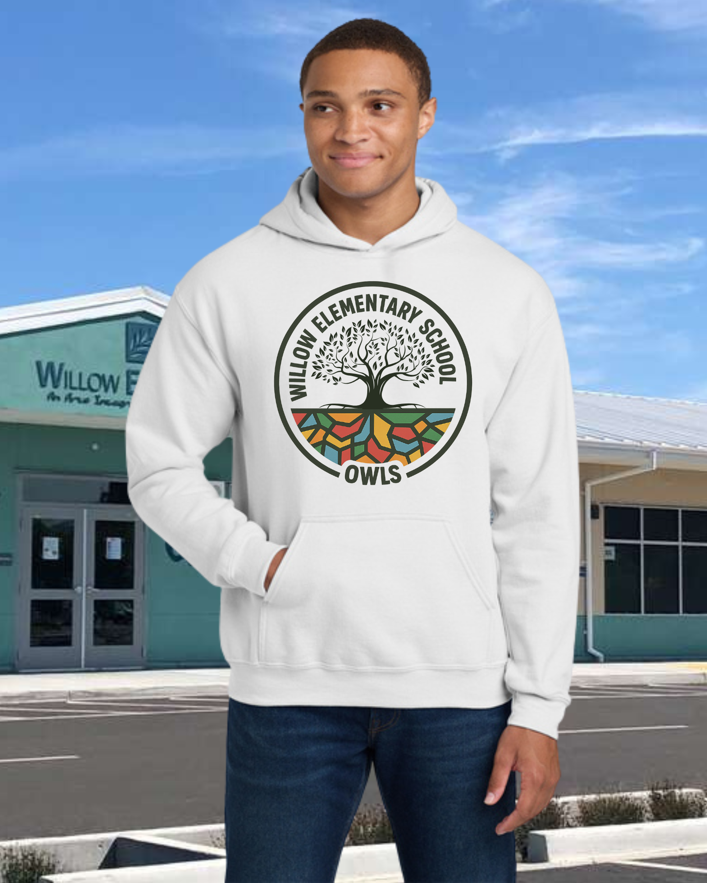 Willow Owls Rooted Hoodie