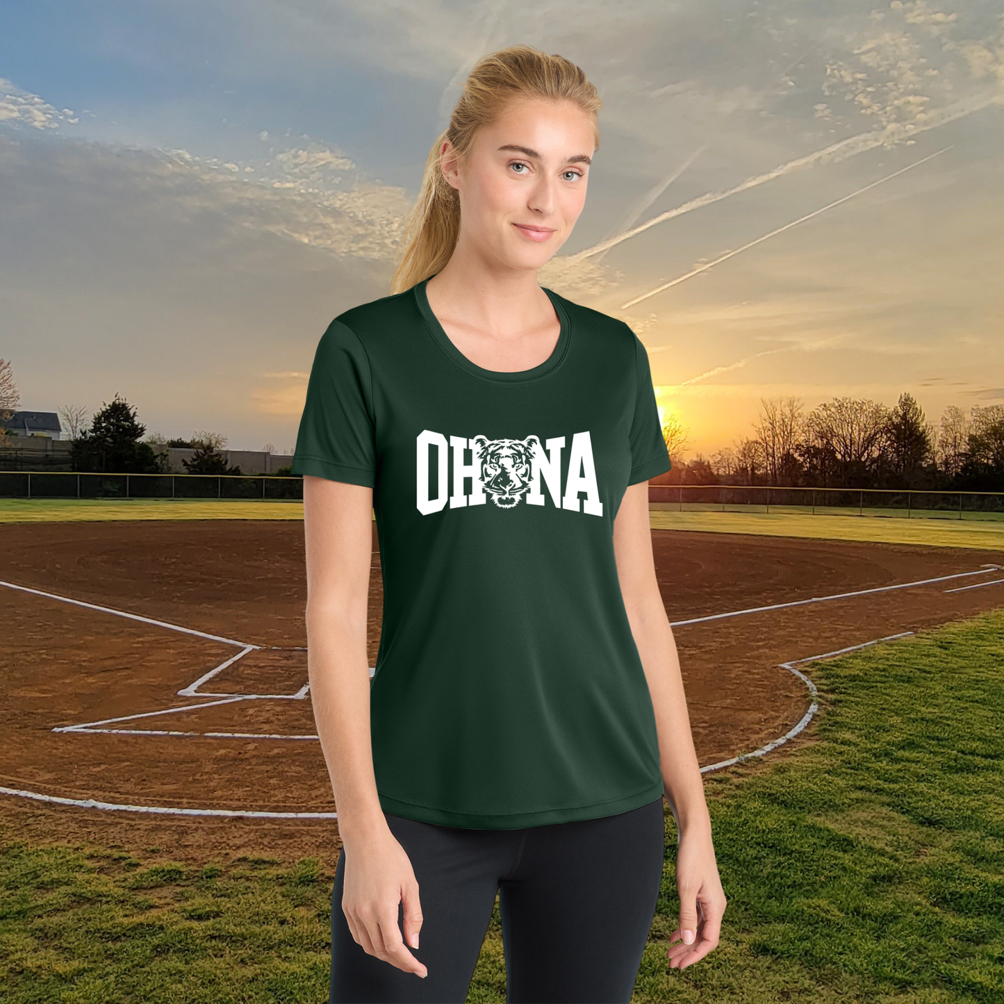 Ohana Ladies Athletic Style Tee