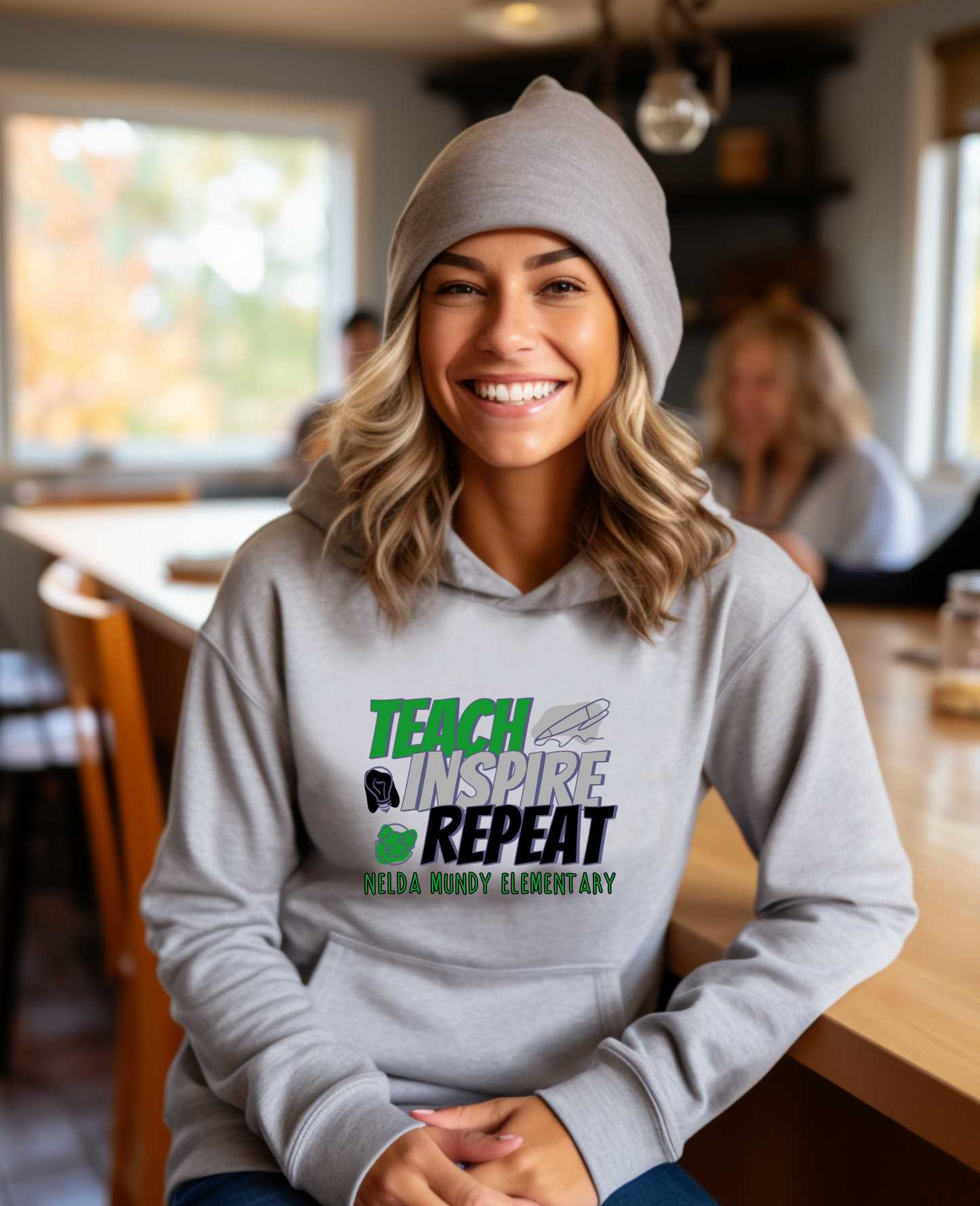 Teach Inspire Repeat Unisex Hoodie