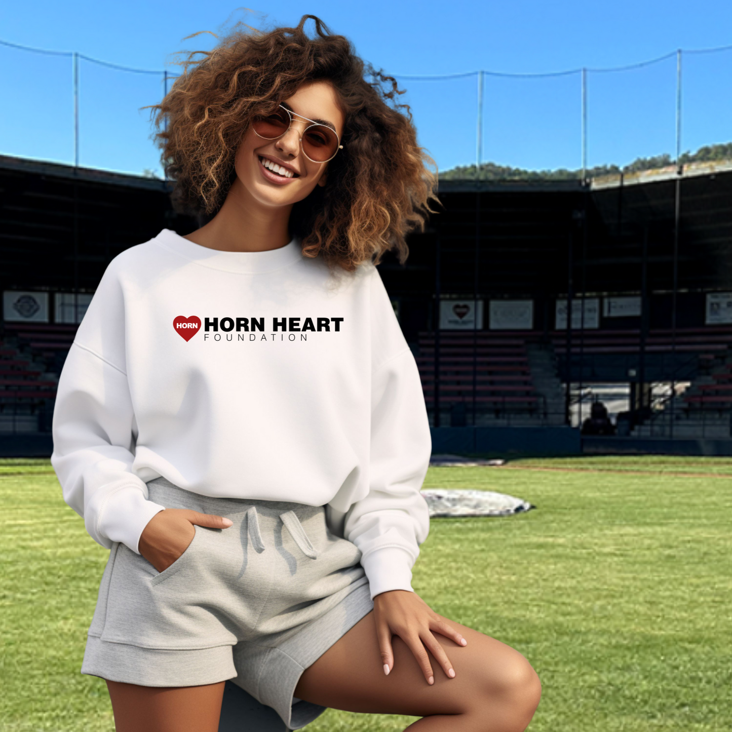 Horn Heart Foundation Crewneck Pullover