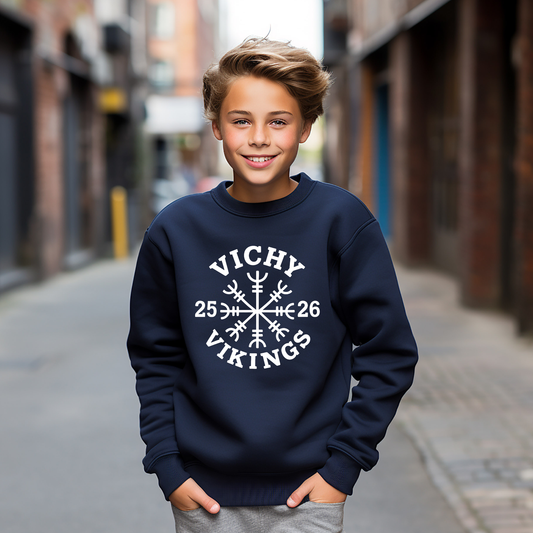 Youth Vichy 25/26 Star Crewneck Sweatshirt