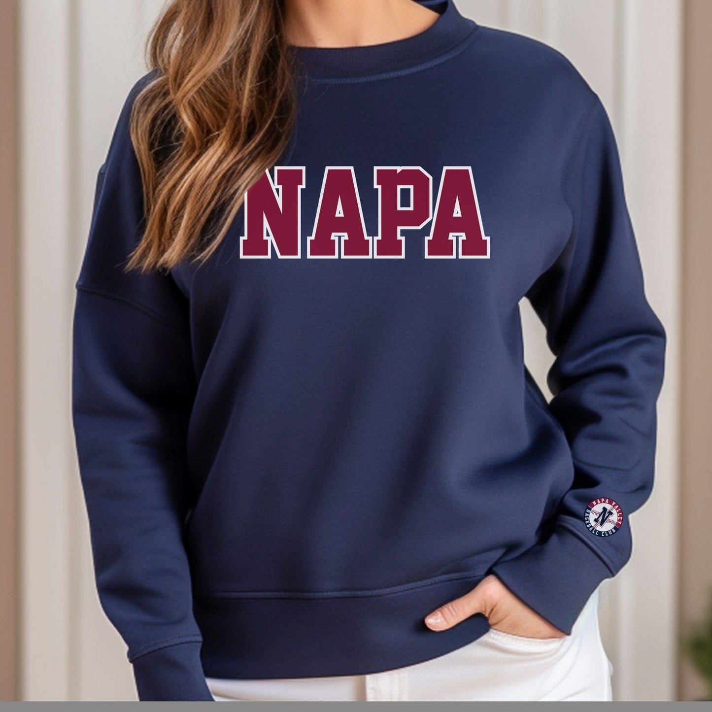 Napa Crewneck Pullover Sweatshirt