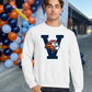 Unisex V Lion Head Crewneck