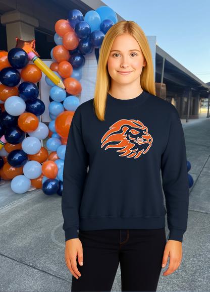 Unisex Lion Head Crewneck