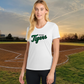 Ohana Tigers Script Ladies Athletic Style Tee