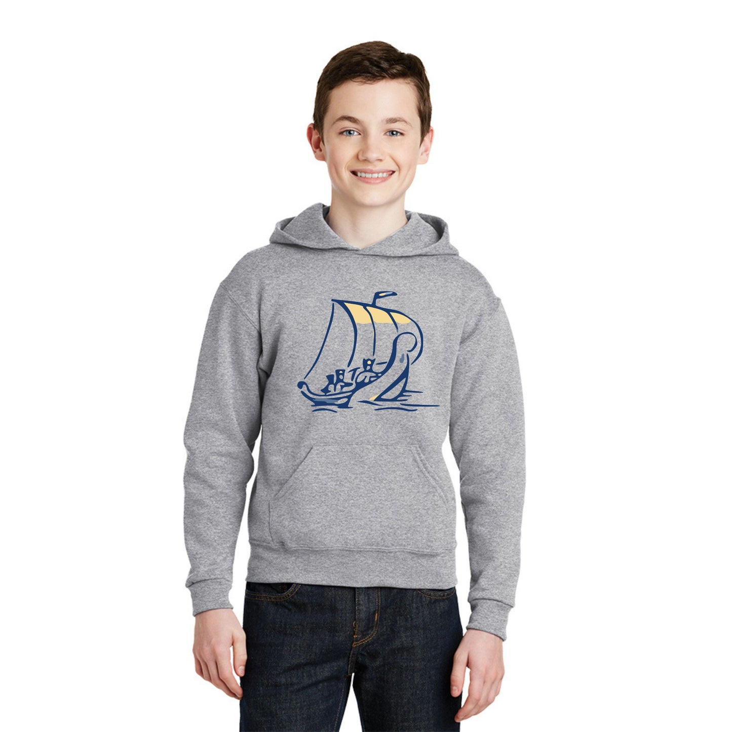 Vichy Longship Youth Hoodie