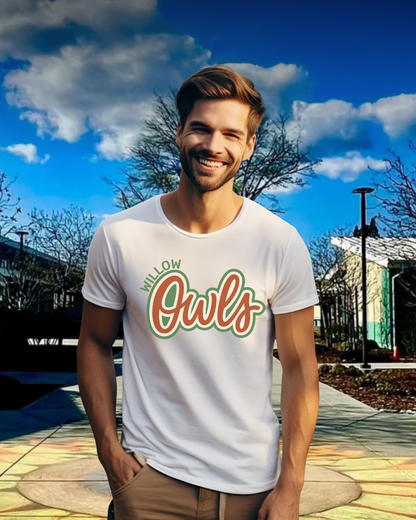Willow Owls Retro Tee