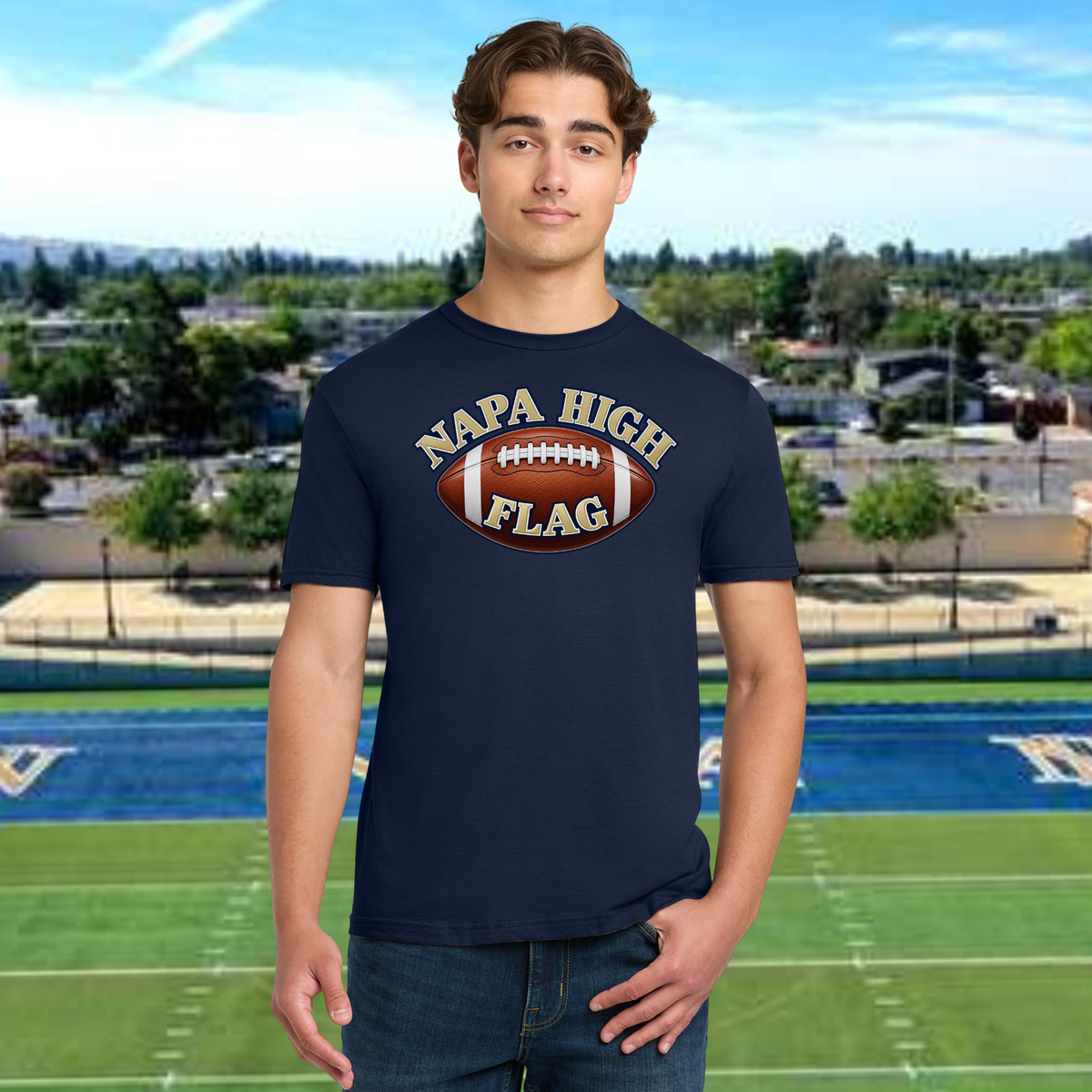 Napa High Flag Football Adult Unisex Tee