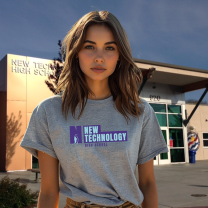New Tech Block Unisex Adult Tee