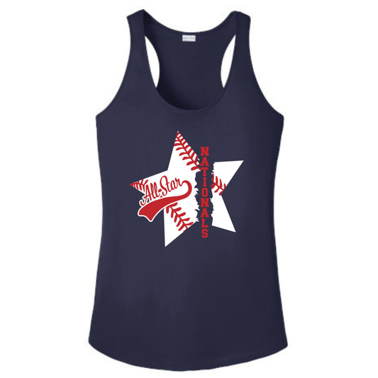 Nationals Athletic Style Racerback Tank